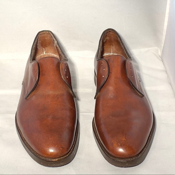 Alan McAfee vintage tan Oxford rubber sole 11.5C - Picture 2 of 6